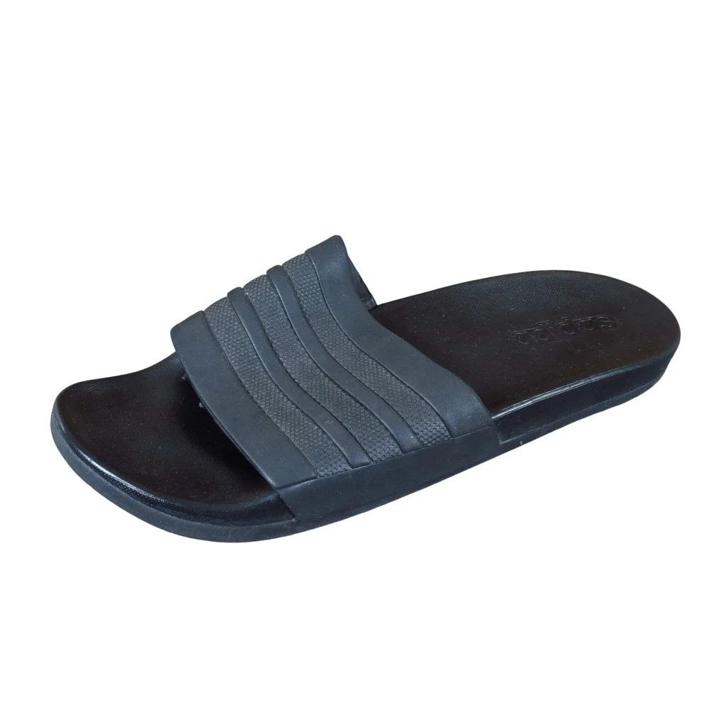 Adidas Adilette Comfort Mens Slide Sandals Size 10 Gym Shower Core Black S82137